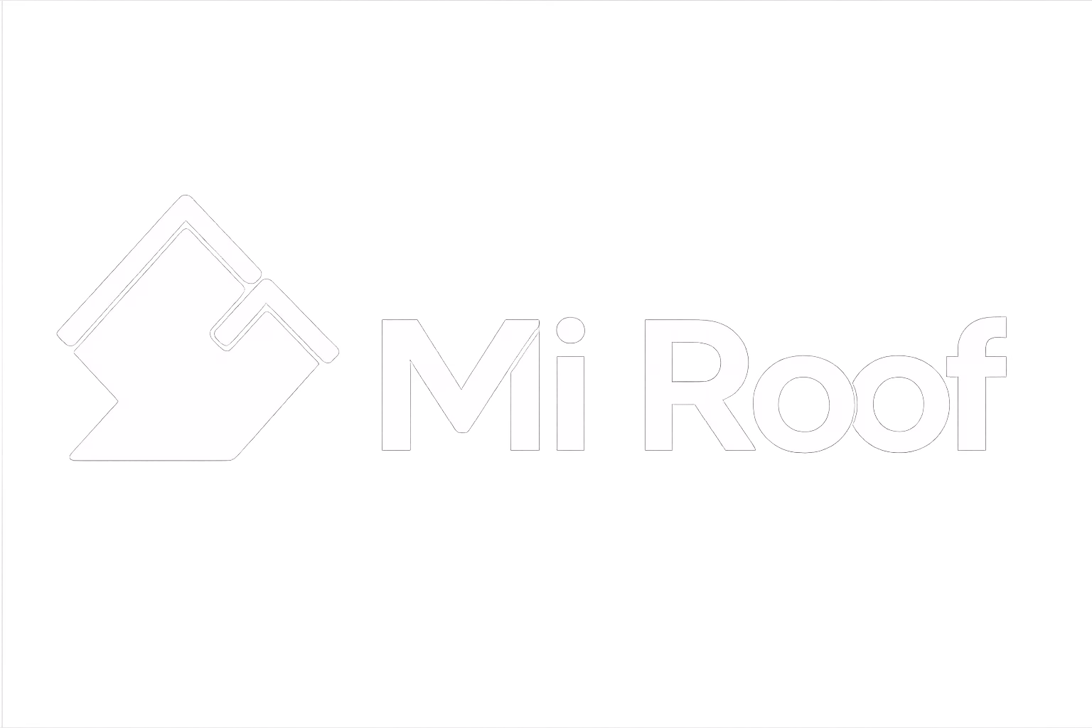 miRoof logo white