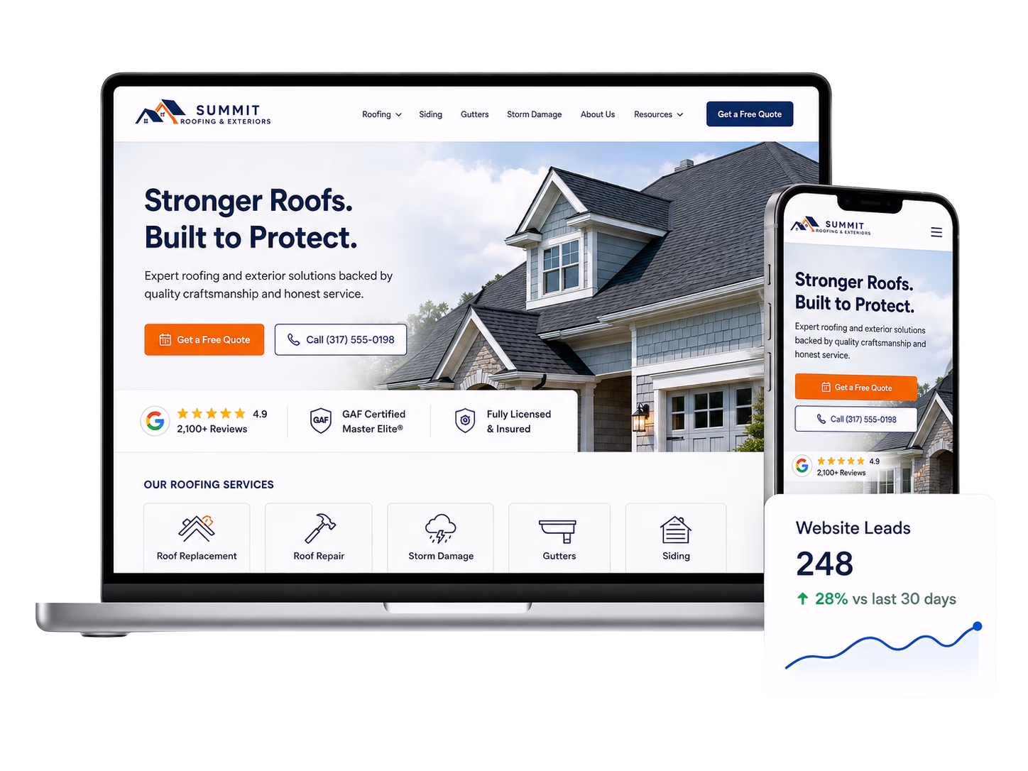 website design for home services